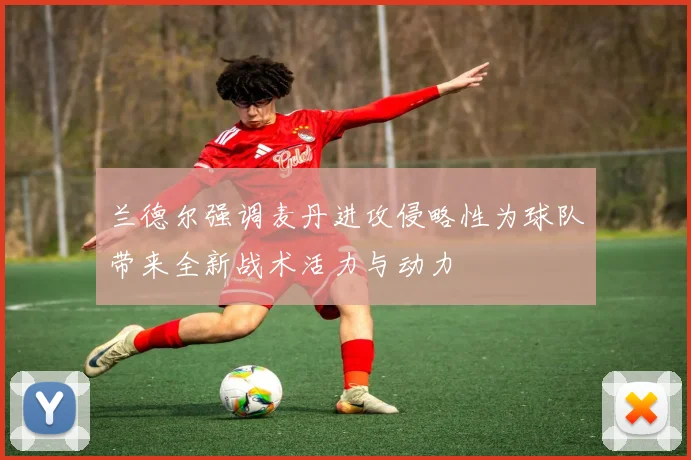 兰德尔强调麦丹进攻侵略性为球队带来全新战术活力与动力