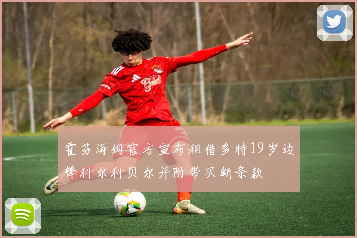 霍芬海姆官方宣布租借多特19岁边锋科尔科贝尔并附带买断条款